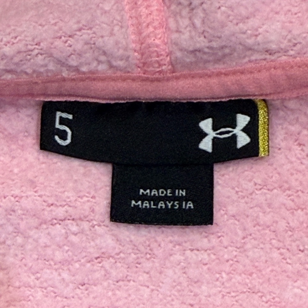 Under Armour Kids Pink Hoodie Jacket - Picture 4 of 4